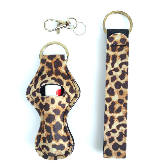 5 for $25 Stocking Stuffers Wrist Strap Lip Balm Holder Keychain Lipstick Holder - Picture 2 of 2